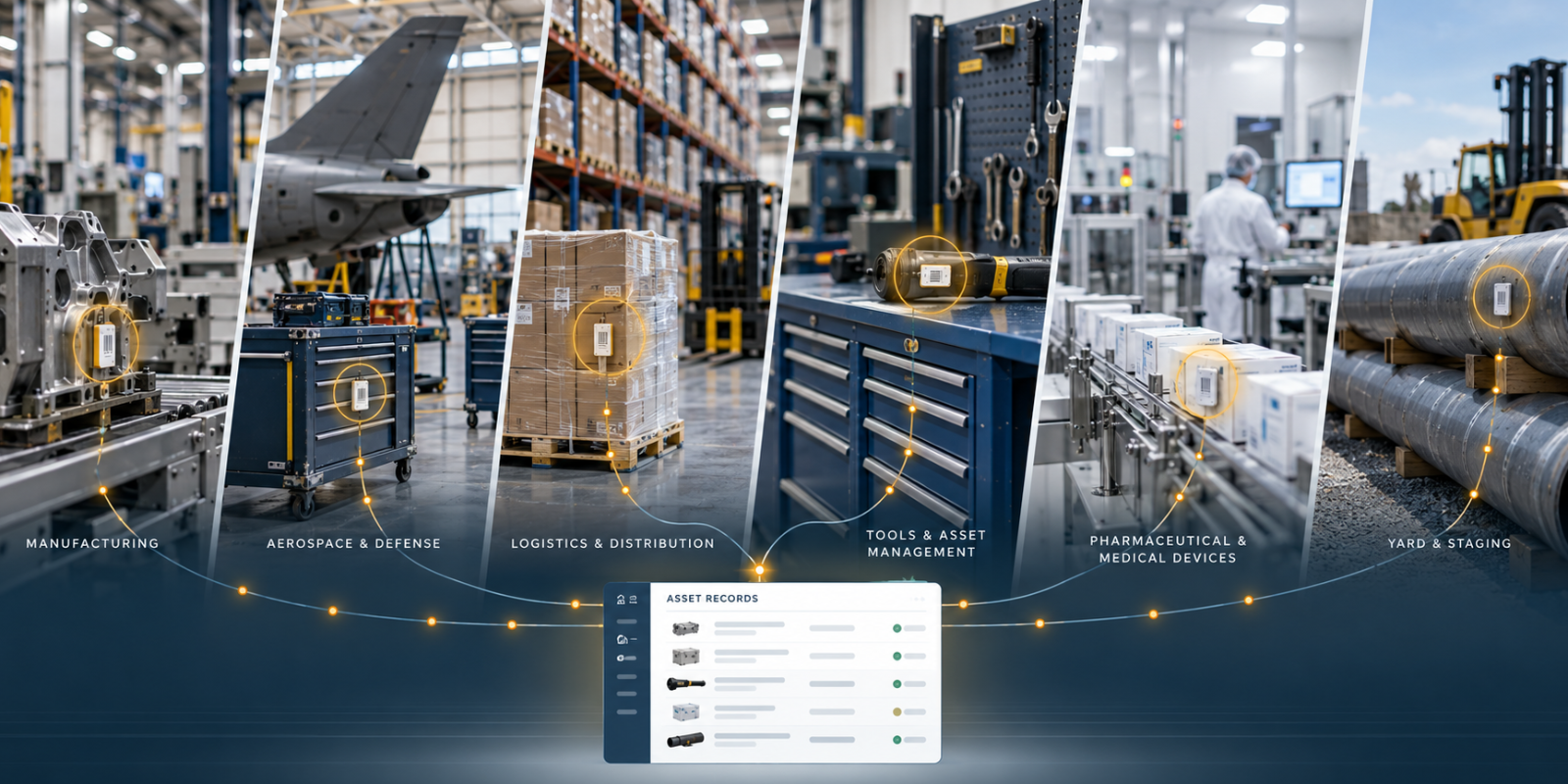 Real RFID deployments differ by problem, but they share the same pattern: identify the object, observe a meaningful physical event and connect that event to the system that owns the business record.