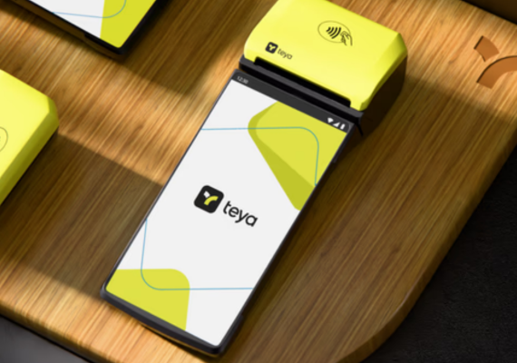 Teya Card Terminal on a Table