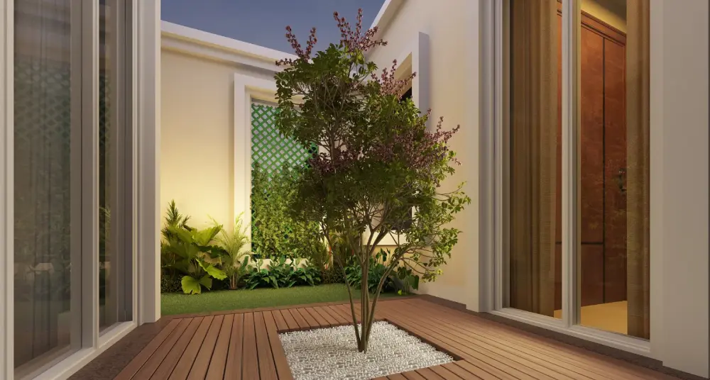 Deck spaces  Courtyard at JRC Palladio