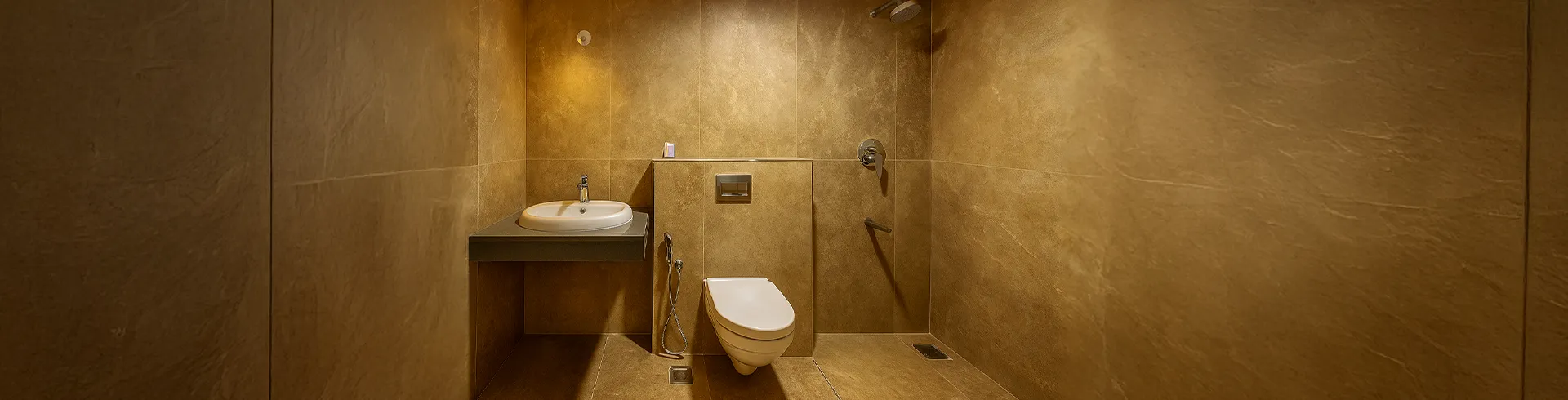 Premium bathroom at JRC Wildwoods – Villeroy & Boch fixtures and high-design finishes, 3 BHK apartments Sarjapur Road