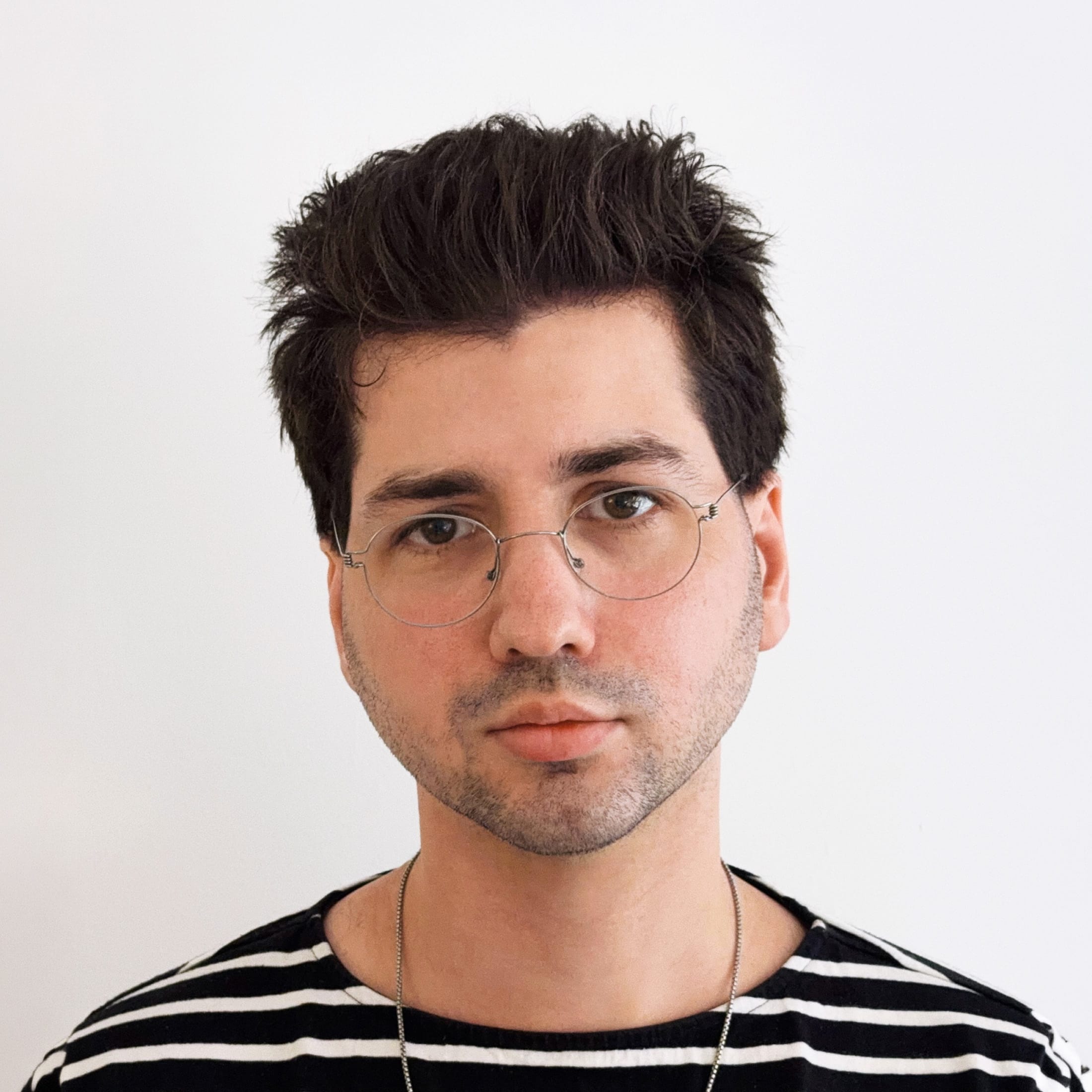 Portrait of Dylan Seeger.
