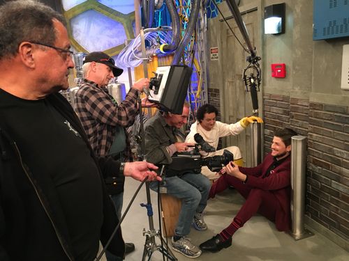 Still photo from the set of Nickelodeon's Henry Danger