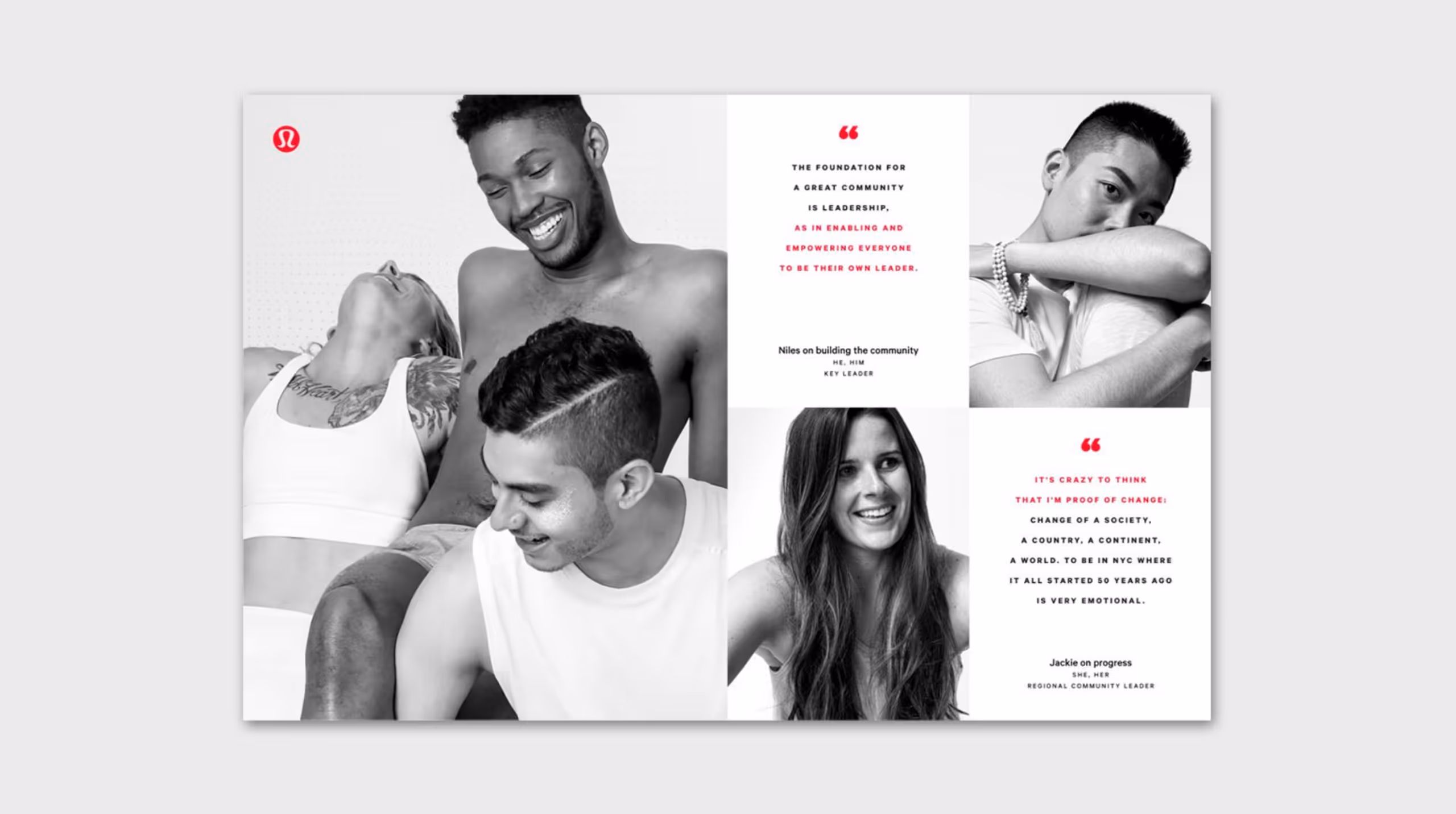 Lululemon proud and present