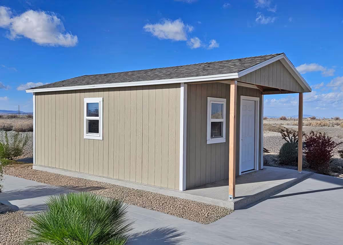 12x16 Tall apex with dormer and more