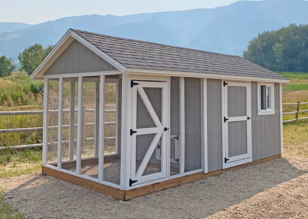 8 foot by 16 foot coop deville chicken coop for ducks
