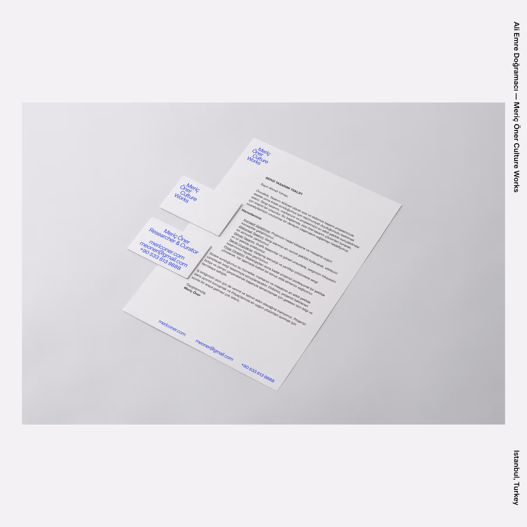 Ali Emre Doğramacı — Meriç Öner Culture Works