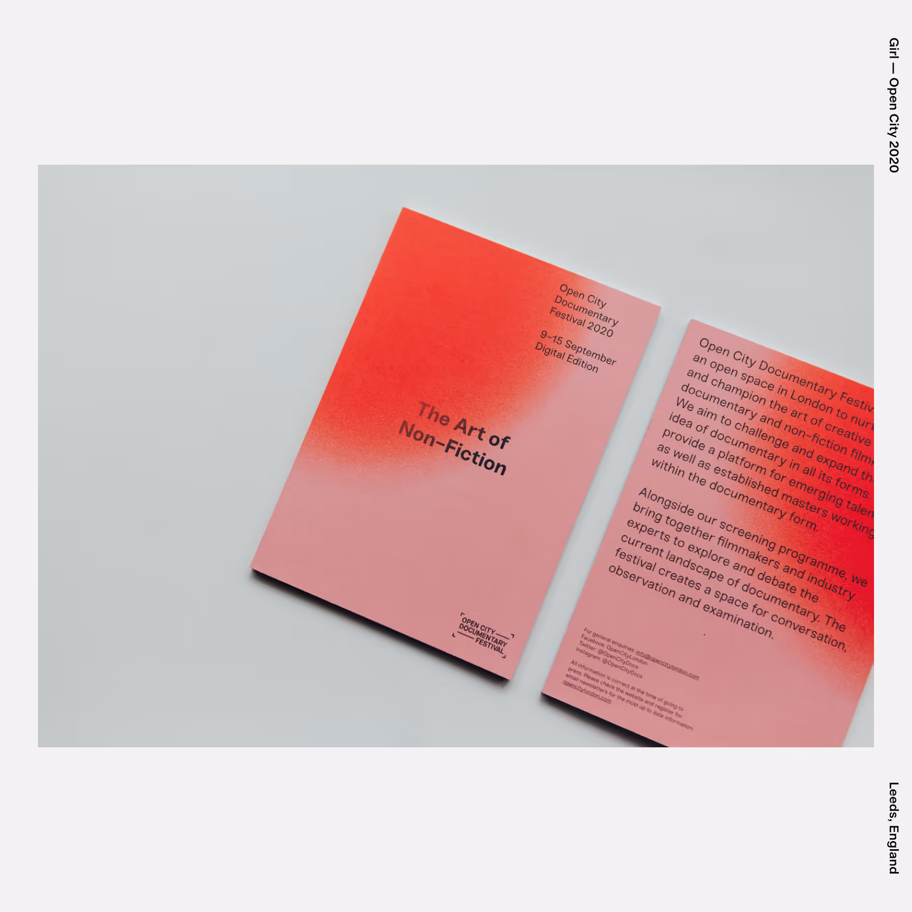 Girl — Open City 2020