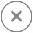 the X button