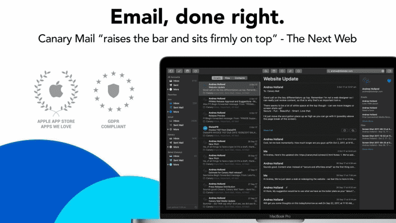 Canary Mail AI tool