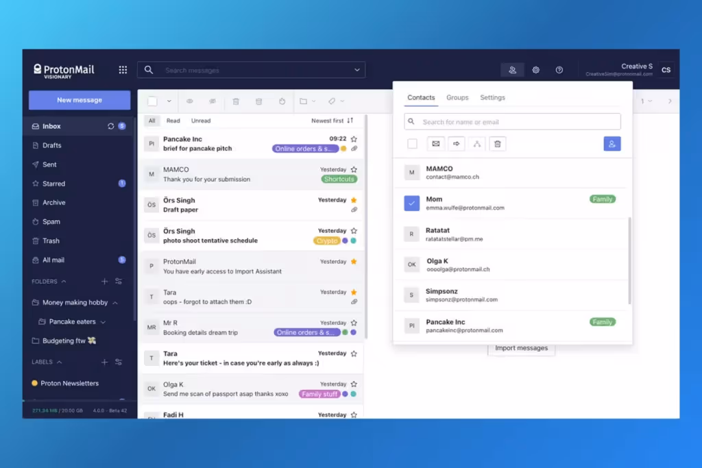 best secure email app