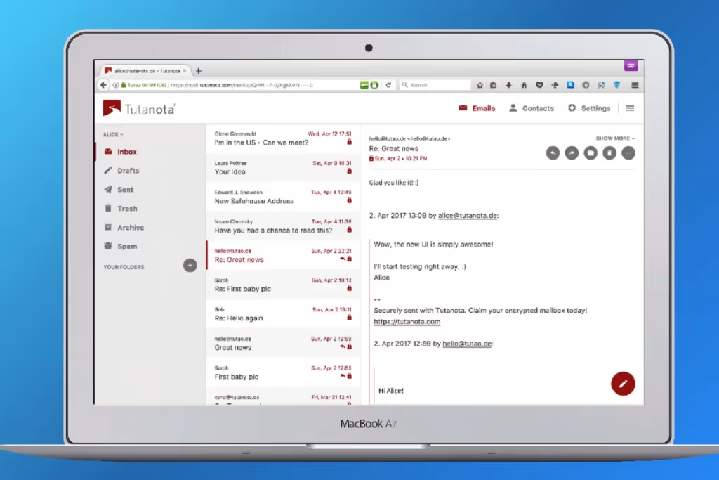 secure email app