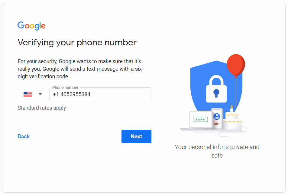 gmail verification