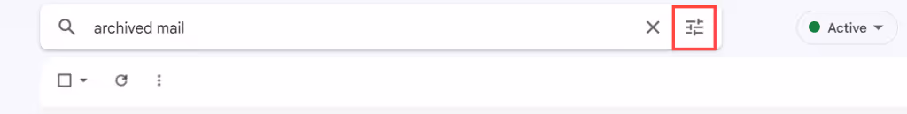 search options