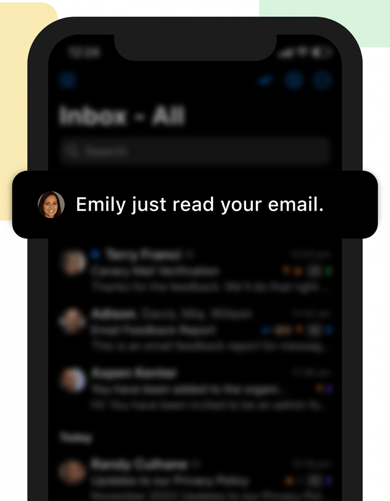 Read receipts canary