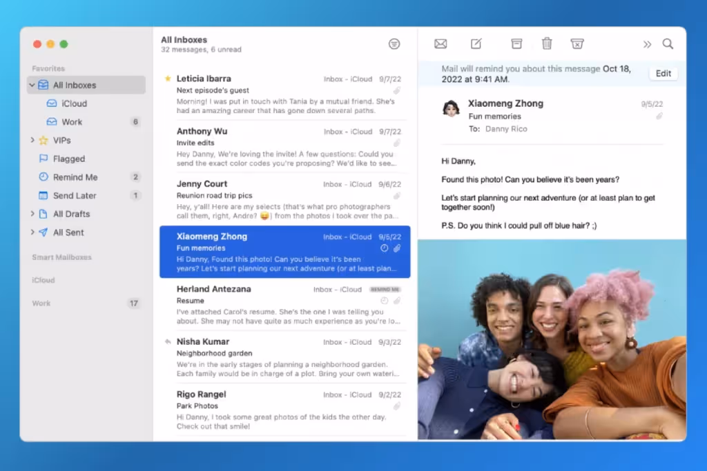 what is apple mail called