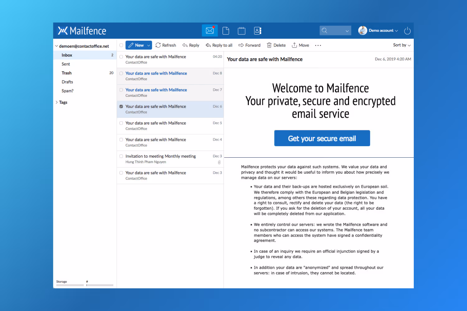 create free email account for business