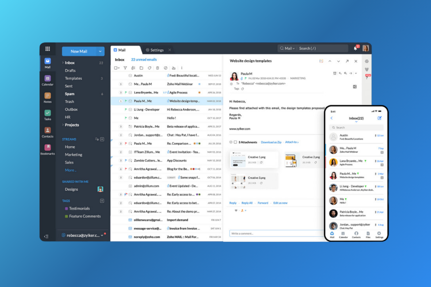 free email account for business