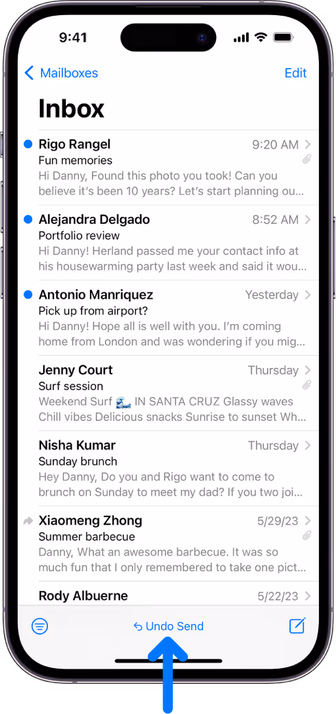 Can you unsend an email - Apple Mail Undo Send iPhone