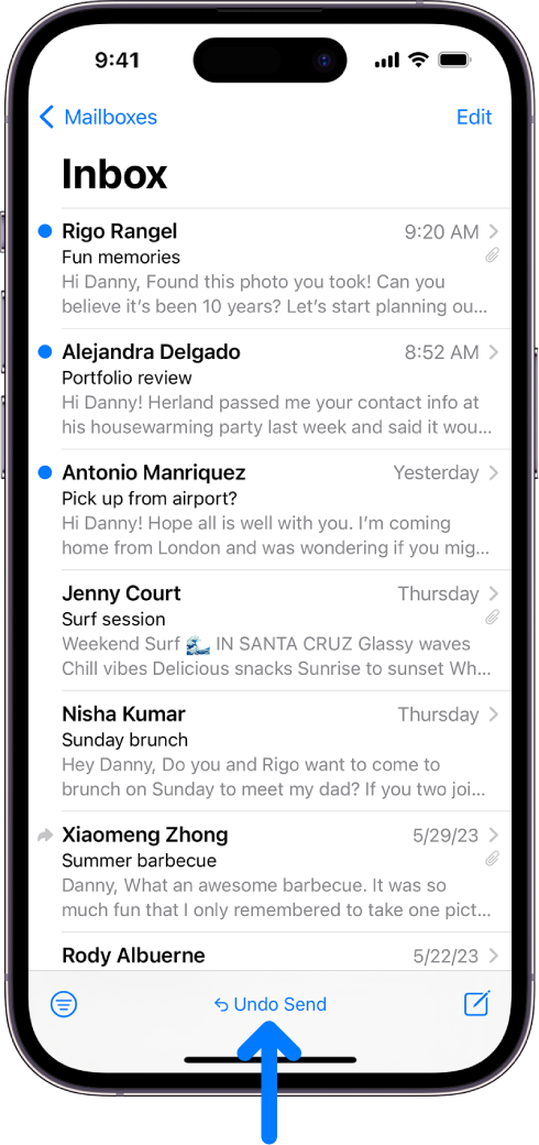 Can you unsend an email - Apple Mail Undo Send iPhone
