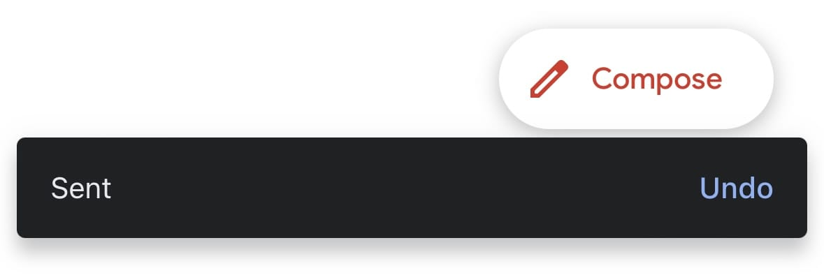 Can you unsend an email - Gmail App Undo Send