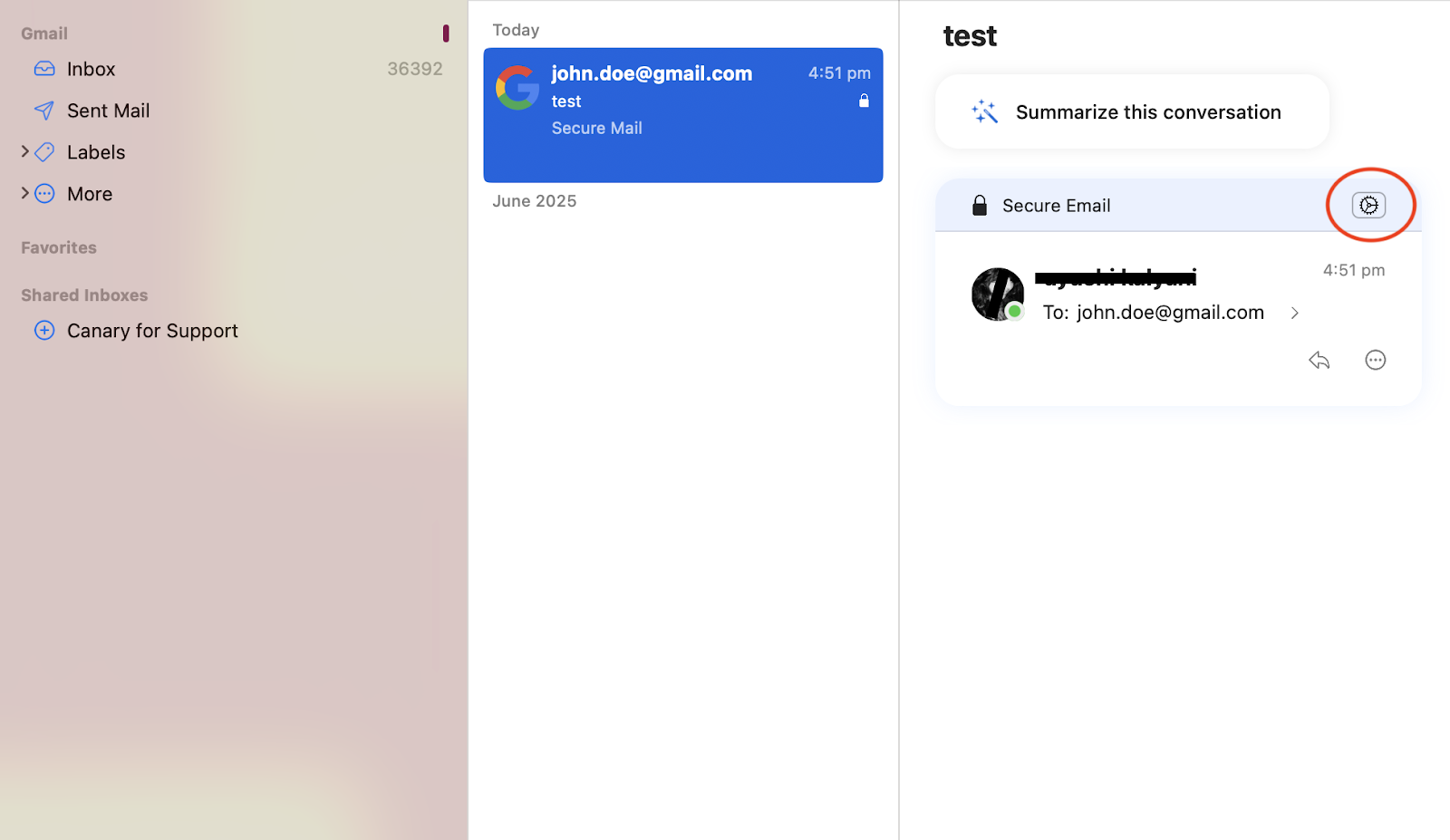 Can you unsend an email - Canary Mail Revoke 4