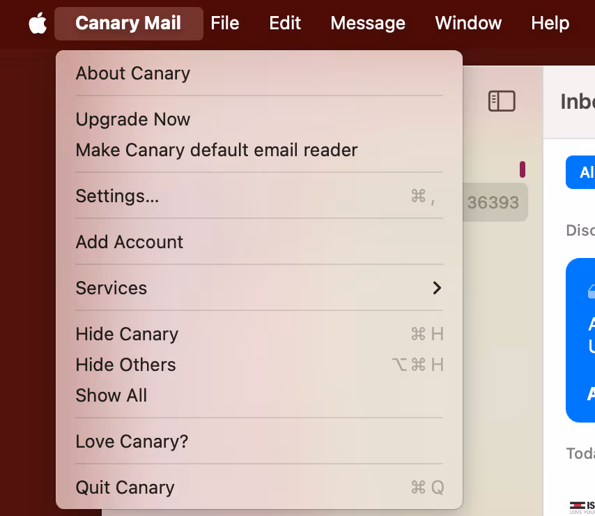 Can you unsend an email - Canary Mail Revoke 1