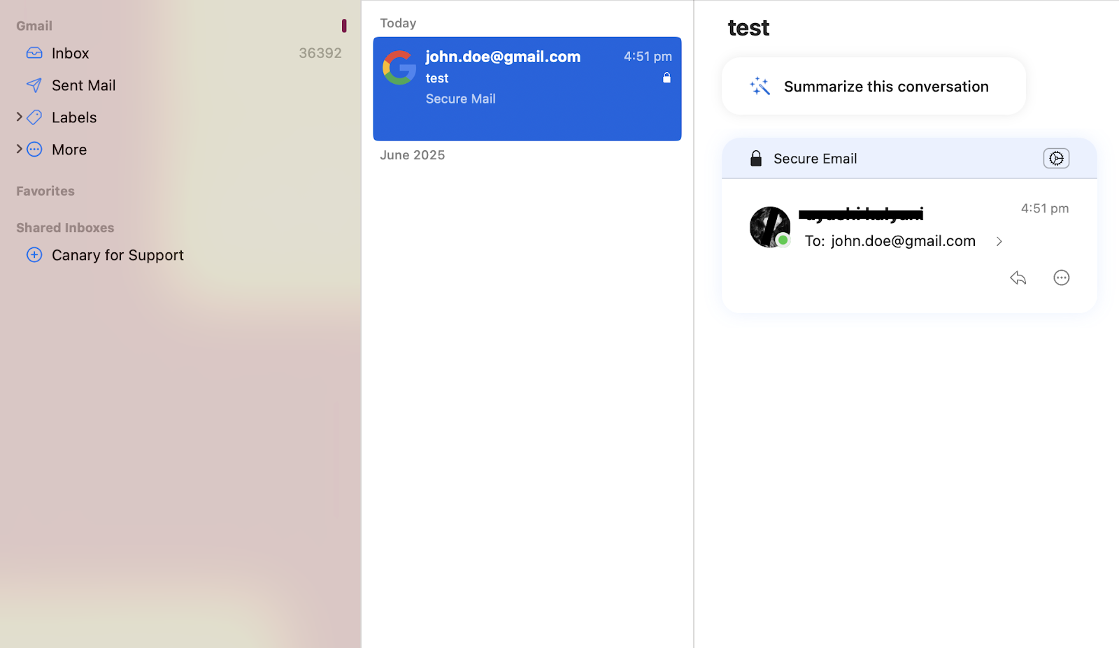 Can you unsend an email - Canary Mail Revoke 3