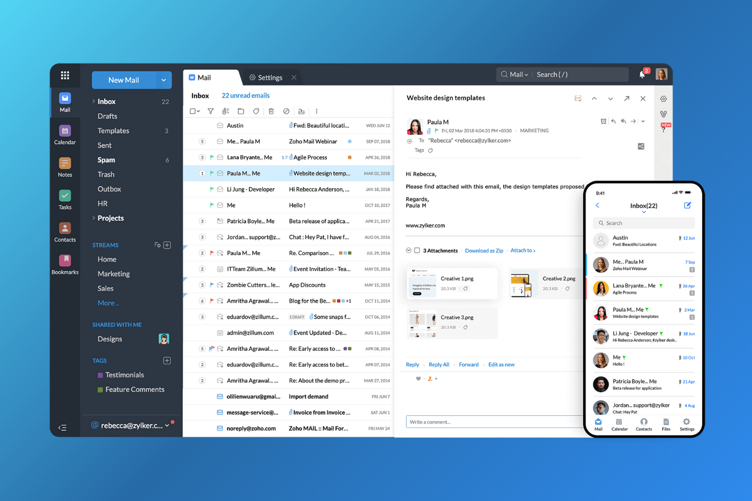 zoho mail alternatives