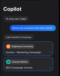 Email app for sales and account managers showing AI-generated summary of a prospect email thread