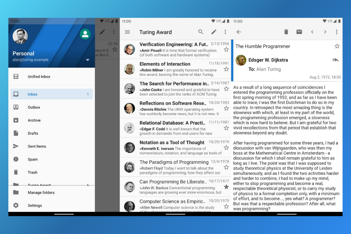 K-9 Mail open-source email app for Android