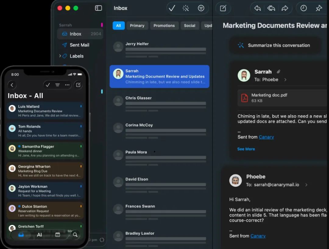 Canary Mail: E-Mail-App mit integriertem PGP auf dem iPhone