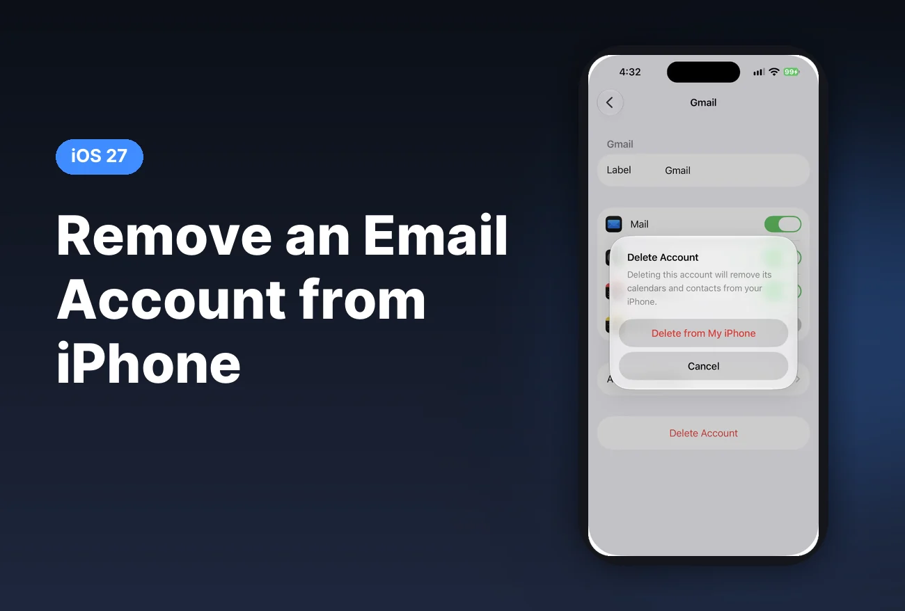 How to Remove an Email Account from iPhone or iPad