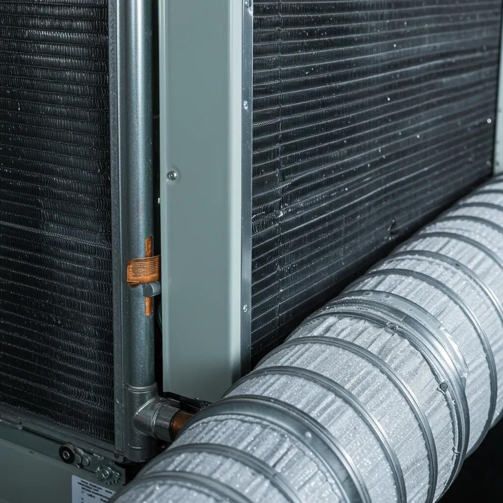 Clean HVAC components showcasing energy efficiency and optimal airflow