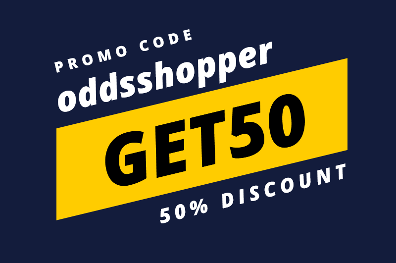 Oddsshopper promo code GET50