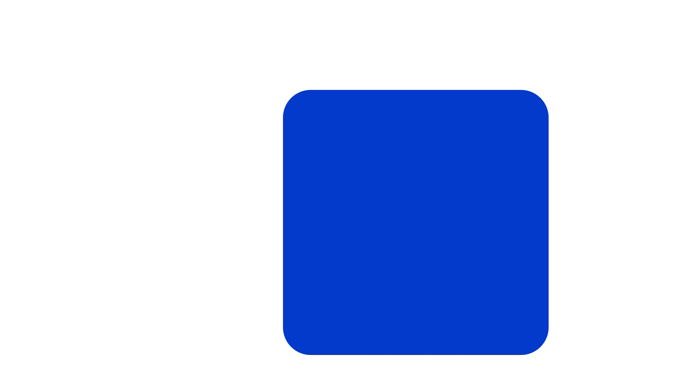 Blue rounded square with the text 'EXPERT-LED LEARNING'