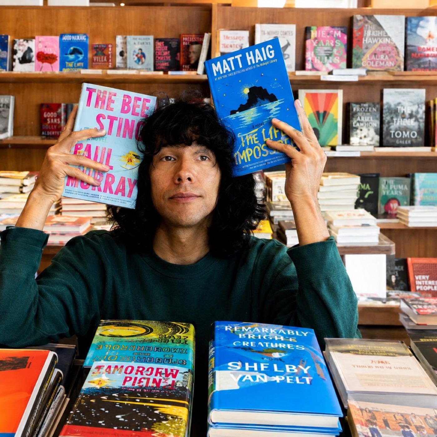 Tilo, l'illustrateur derrière la campagne, dans une librairie