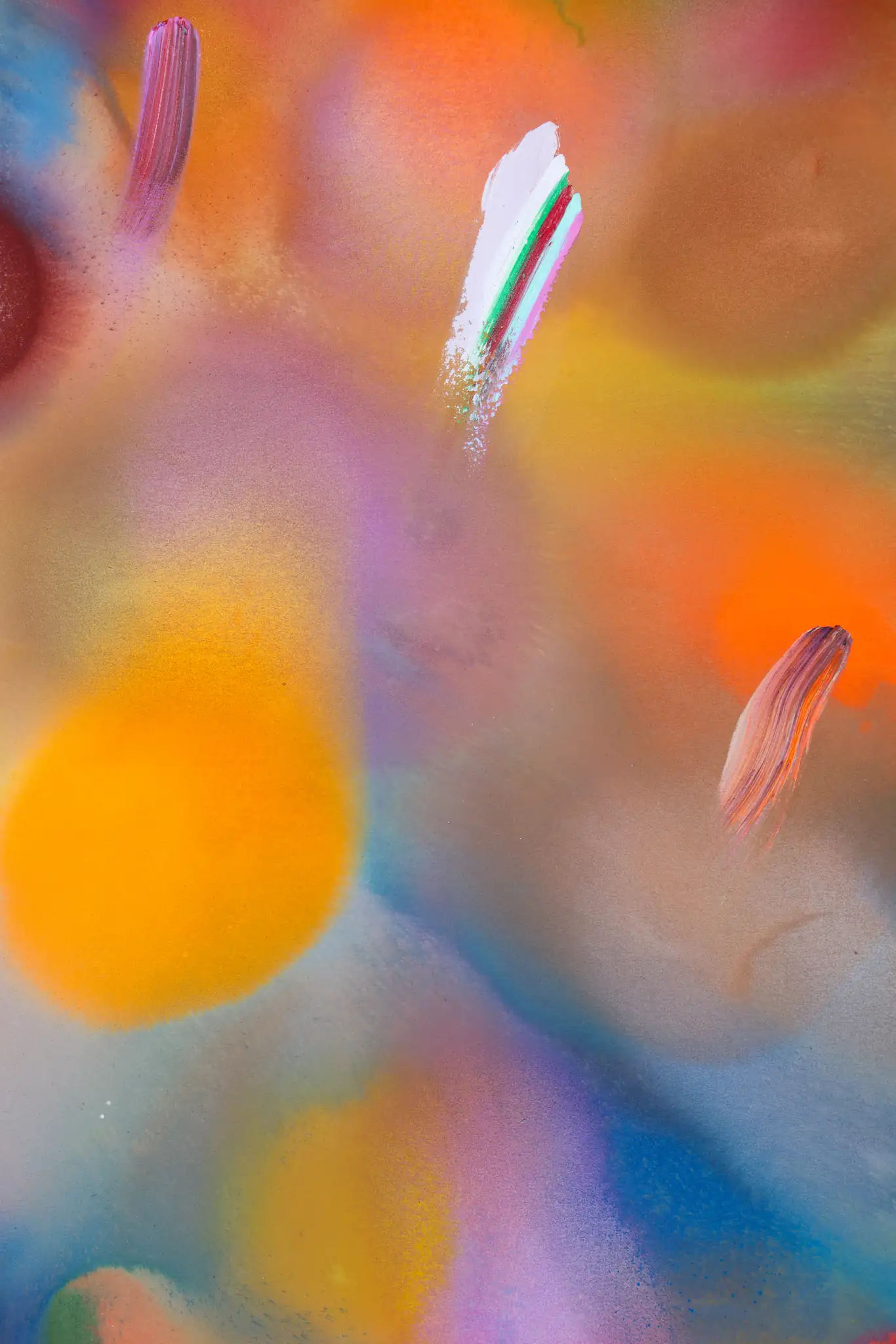 Hyperreal oil painting of draped fabric textile by Murray Clarke, In Three Movements group exhibition, Opa Projects contemporary art gallery Miami 2026