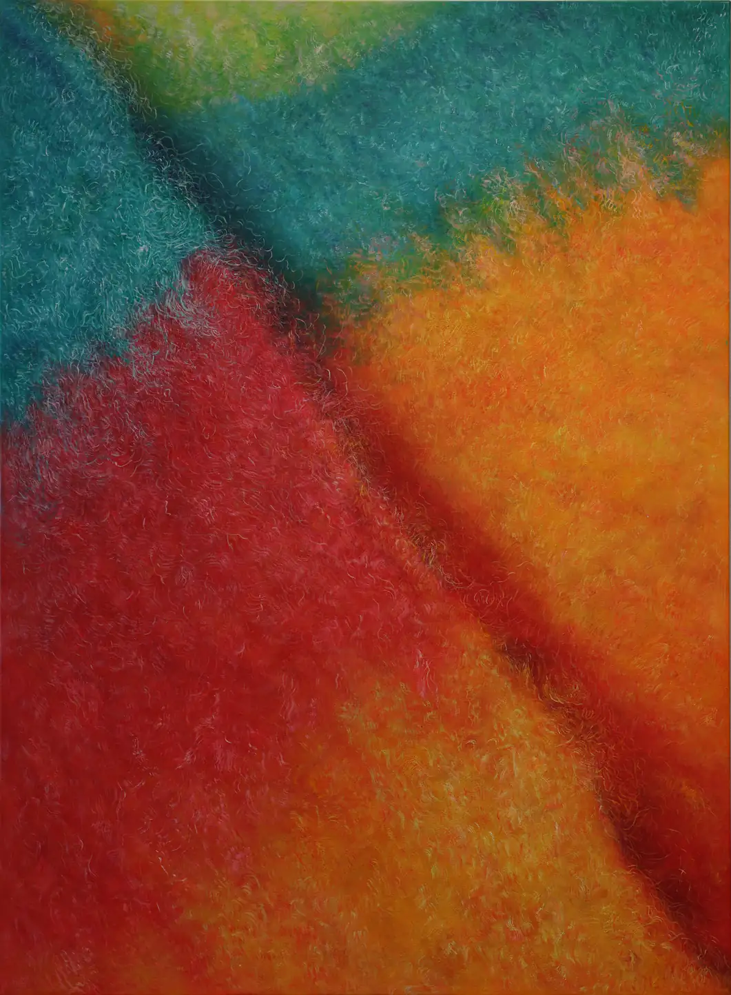 Murray Clarke hyperreal oil painting of folded fabric and textile, Opa Projects gallery Miami, In Three Movements 2026