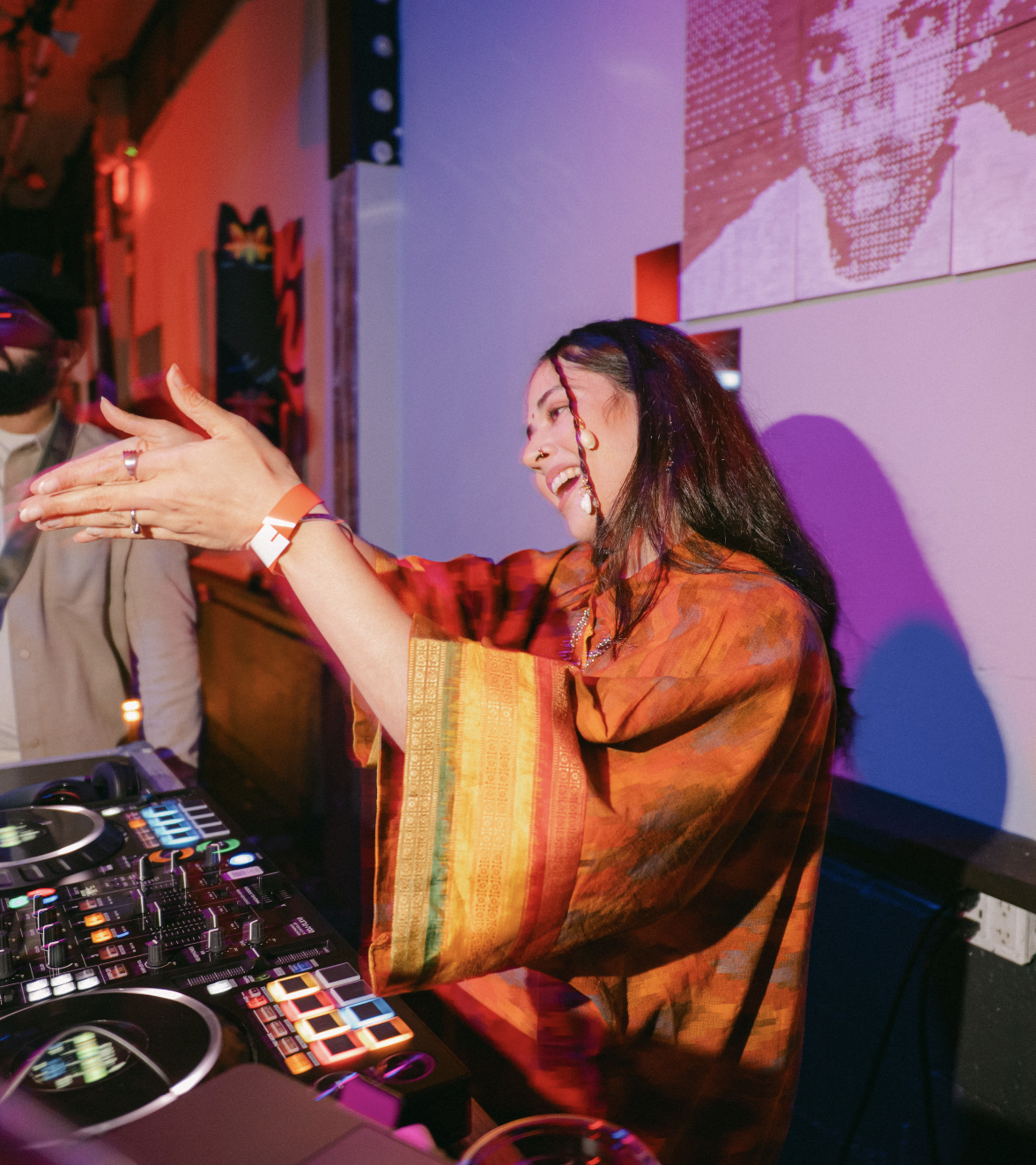 DJ Kokaheena at the 5X Art Party