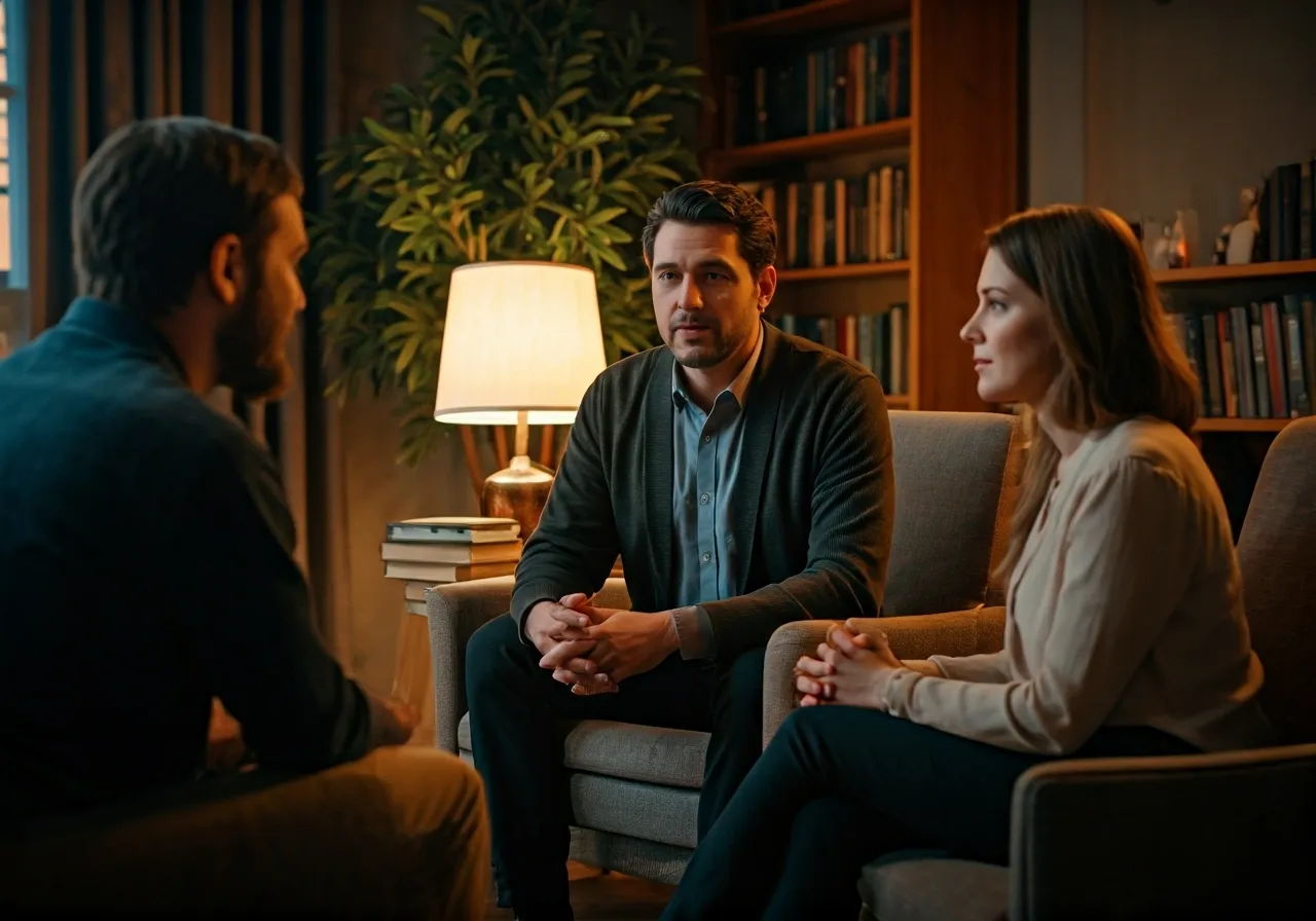 Counseling session scene