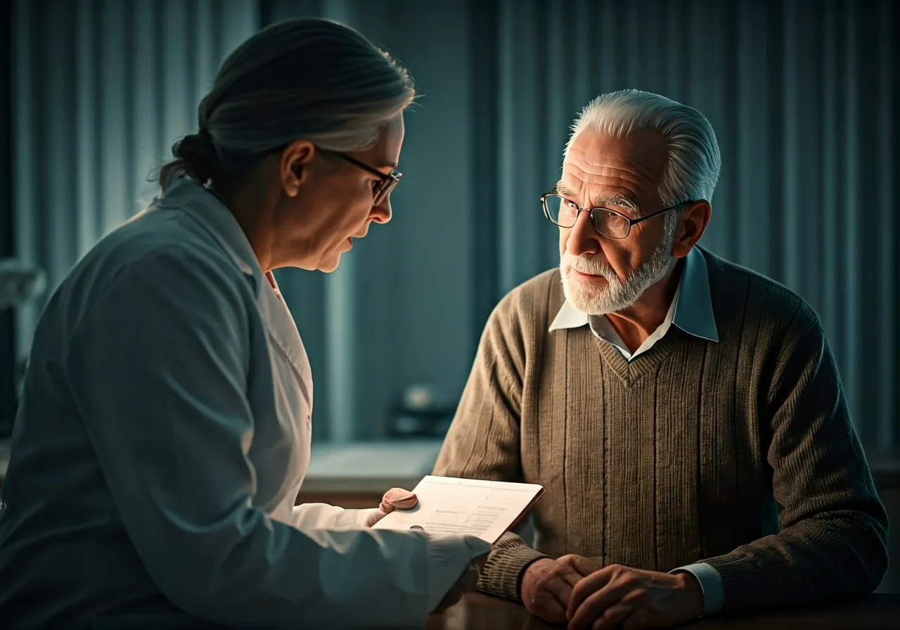 Senior consulting on medication