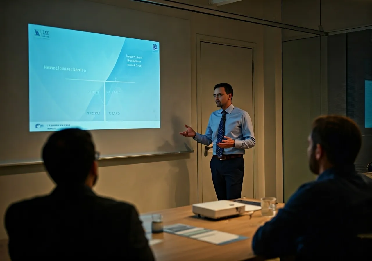 Manager sharing mental health policy