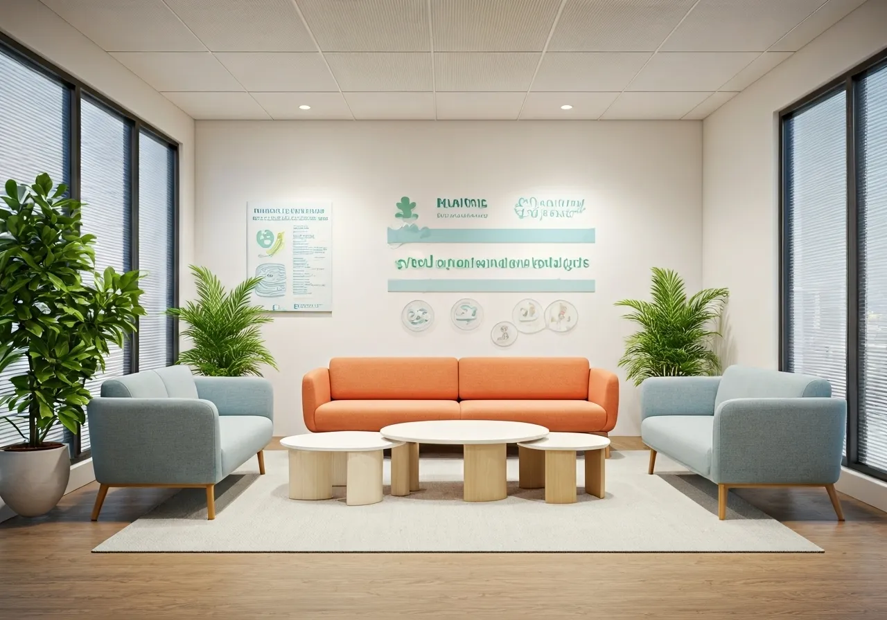 Workplace safe space with resources