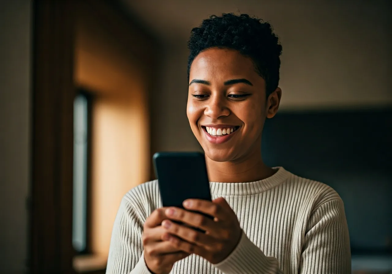 Person setting screen time limit