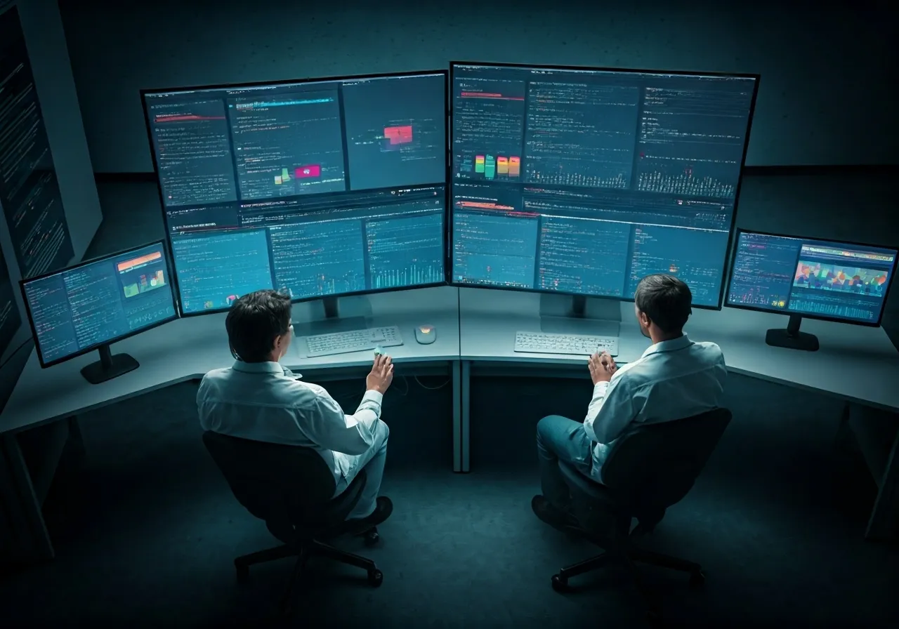 Researchers studying social media data