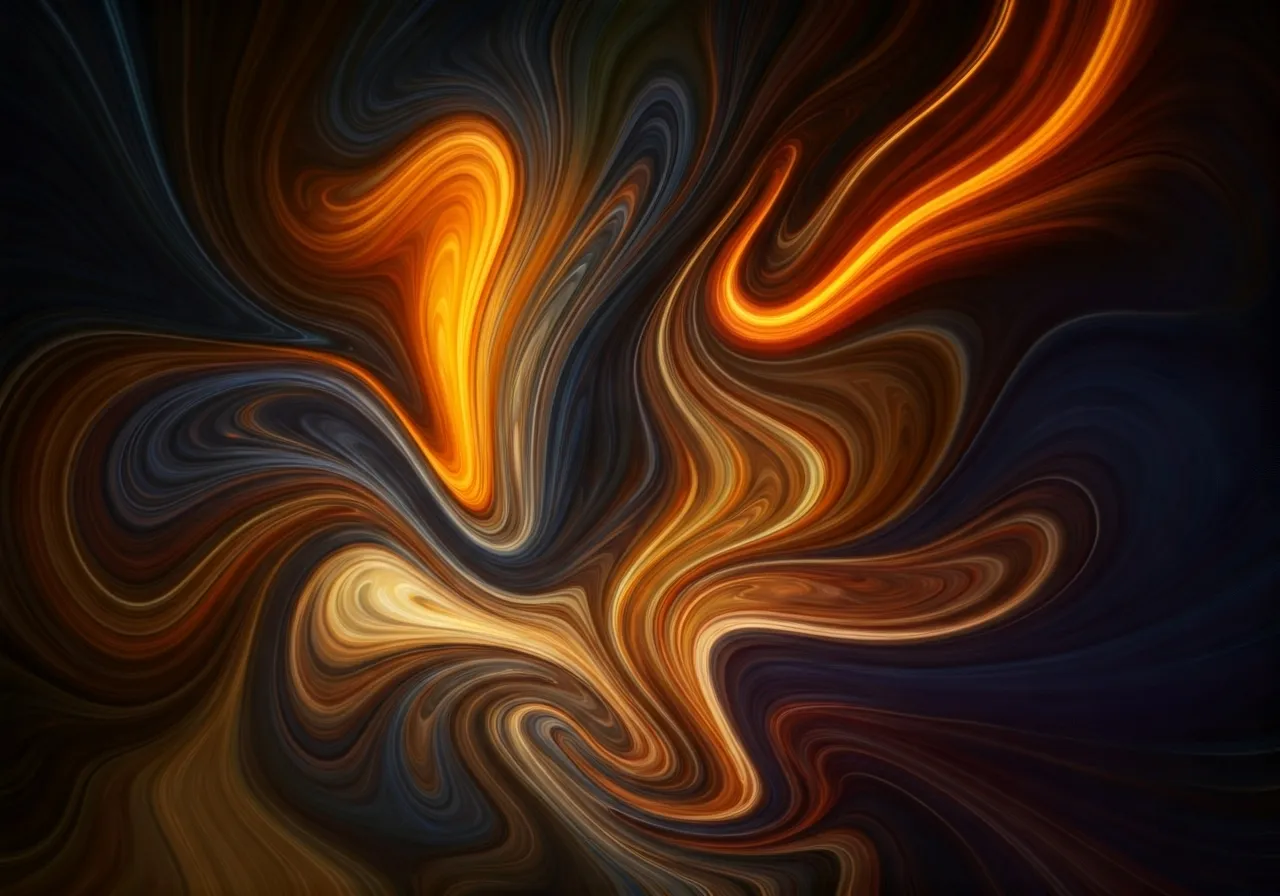 flowing abstract life transitions