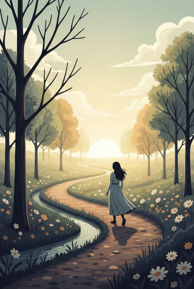 figure walking healing journey