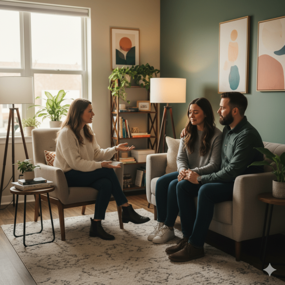 therapy session rebuilding trust