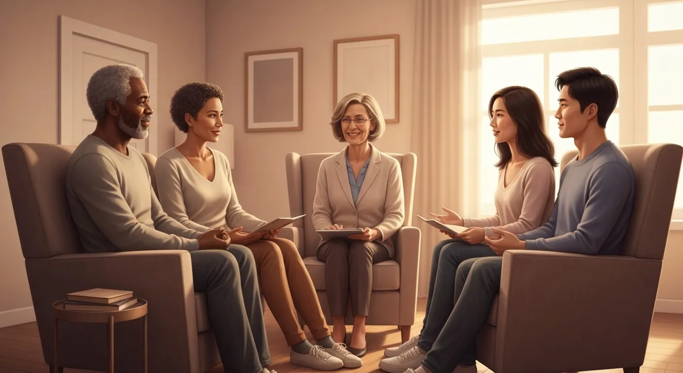 couples in therapy session