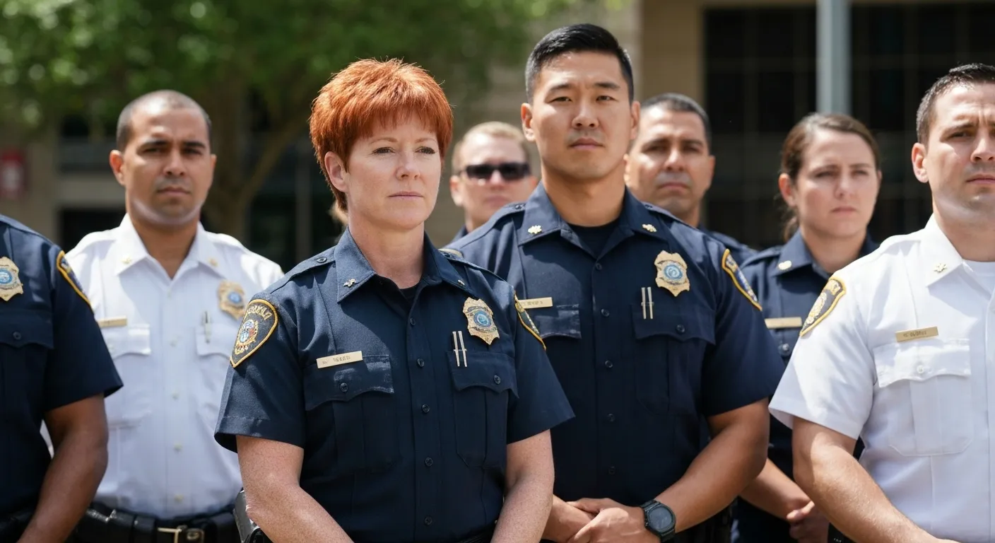 First responders united outdoors